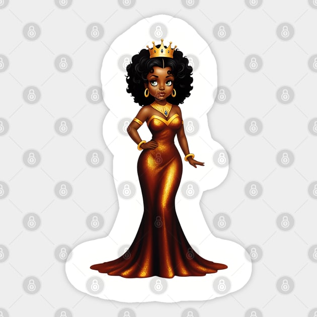 Black Queen Sticker by UrbanLifeApparel